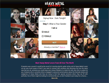 Tablet Screenshot of heavymetallovers.com